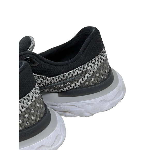 Nike React Infinity Run Flyknit FK 3 Black Smoke Grey Mens 15 - Picture 4 of 10